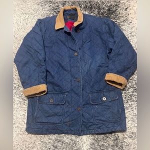Vintage quilted denim jacket